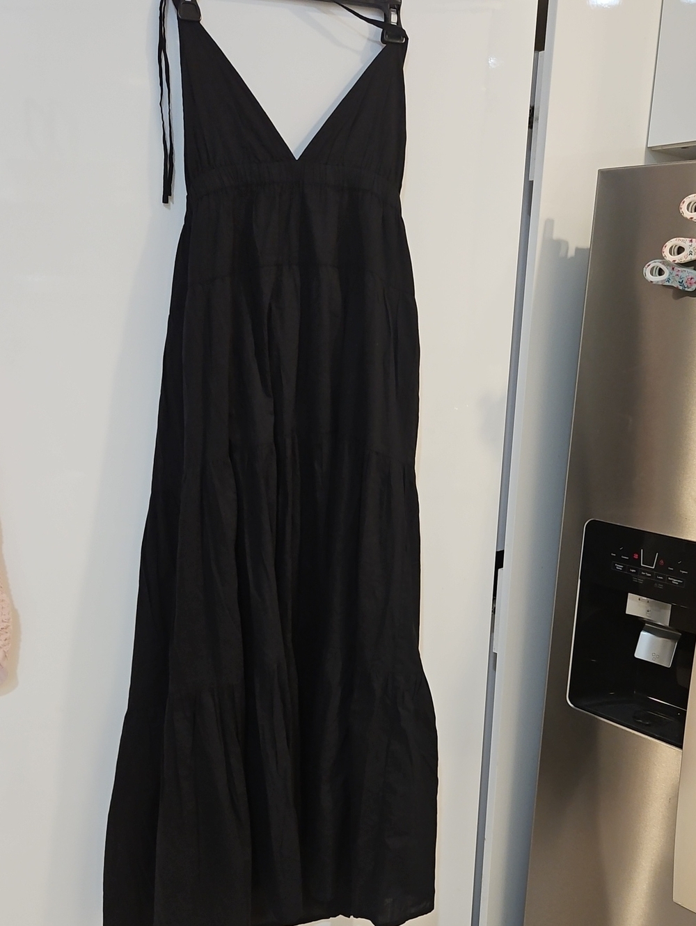 Madison Mathews Tiered Maxi Dress